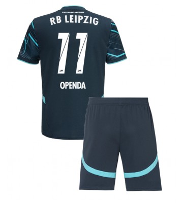 RB Leipzig Lois Openda #11 Tercera Equipación Niños 2024-25 Manga Corta (+ Pantalones cortos)